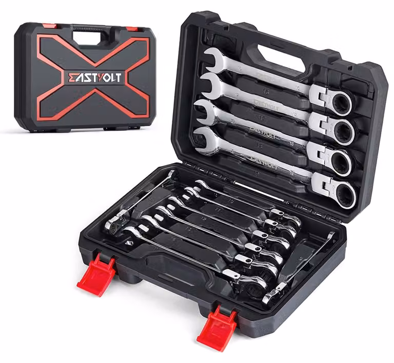 Set di chiavi a bussola metriche da 12 pezzi, da 8mm a 19mm, chiavi a bussola flessibili, per uso in officina