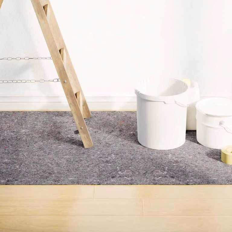 vidaXL Telo Protettivo per Pittori Antiscivolo e Assorbente, Grigio, 25 m, 280 g/m²