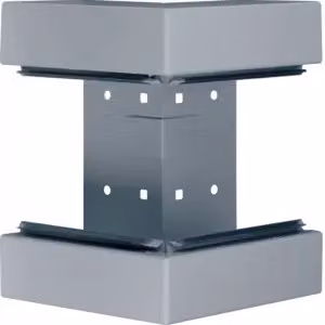 Angolo esterno con profilo di base in lamiera d'acciaio per BRS 85x210 mm, parte superiore 120 mm, zincato