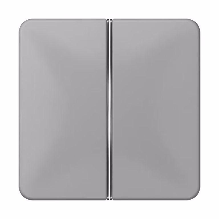 Jung CD402TSAGR Set di pulsanti doppio, completamente grigio