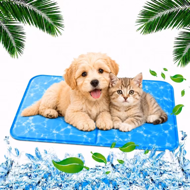 Tappetino refrigerante per cani, 40x50 cm, auto-raffreddante con gel, adatto a cani e gatti