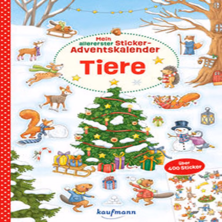 Il mio primo calendario dell'avvento con adesivi