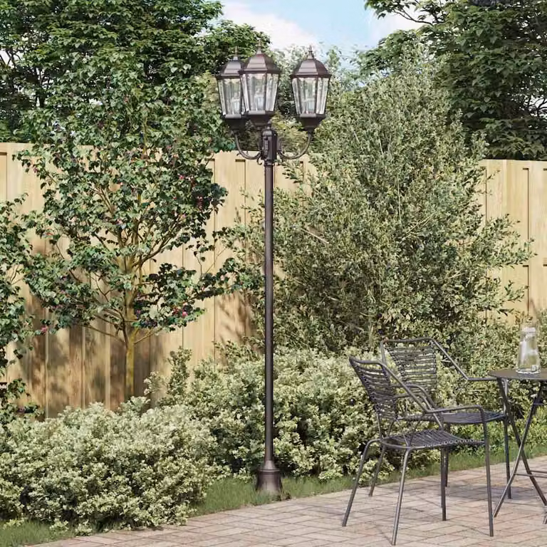 Luce da Giardino Bronzo 57 x 49 x 241 cm Alluminio e vetro