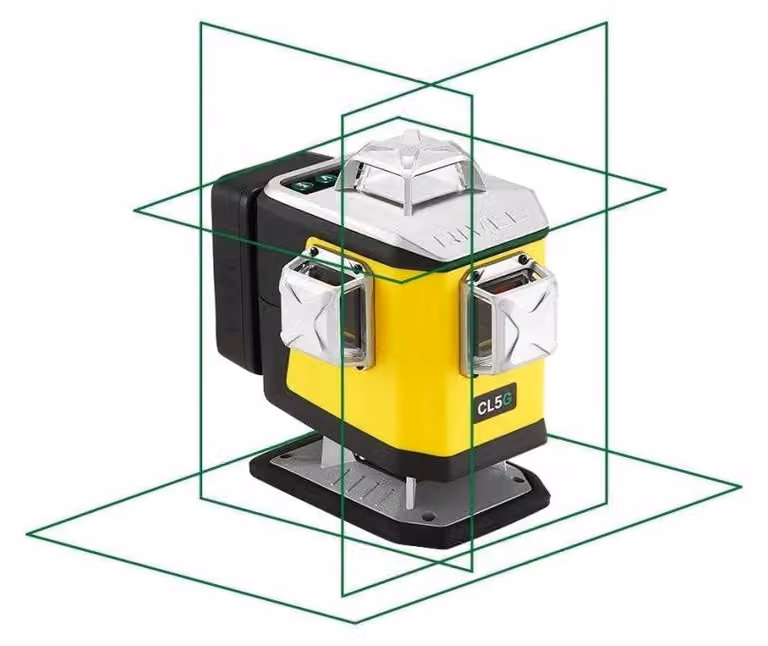 Sistema Nivel laser a linee incrociate cl5g a raggio verde