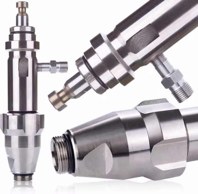 Pompa a pistone di ricambio Graco colore argento compatibile con Ultra-Max II 1095 e G-Max 5900 – 1