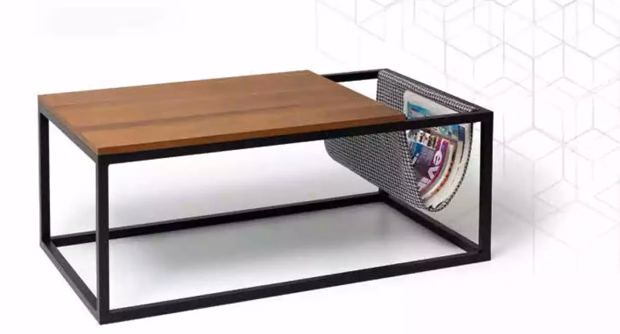 Wohnzimmer Couchtisch braun Möbel Tisch Luxus Modern Design Holz