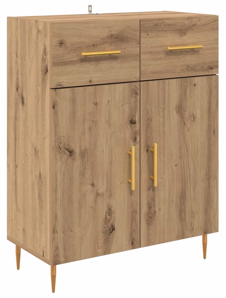 Credenza Rovere artigianale 69,5 x 34 x 90 cm Legno multistrato