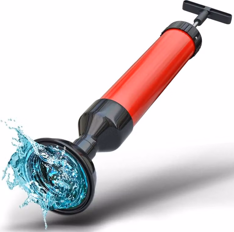 Pompa per la pulizia dei tubi 2.0 - [0,8 L] - Pompa di scarico per la pulizia rapida con sifone - Pompa di scarico ideale per la cucina e il bagno!