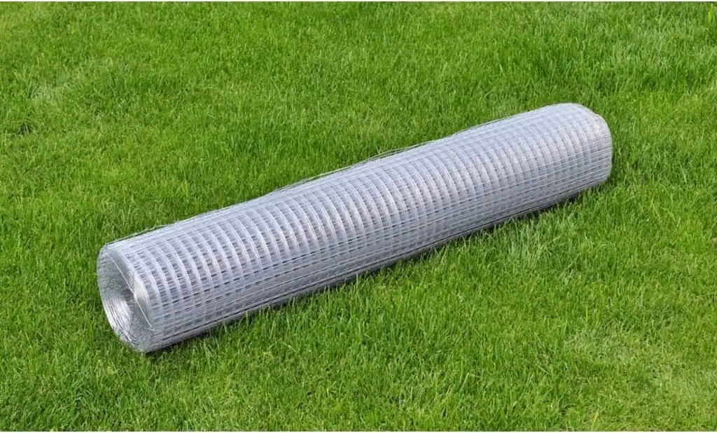 Maison Exclusive - Recinzione in Rete per Pollaio Acciaio Zincato 10x1 m Argento