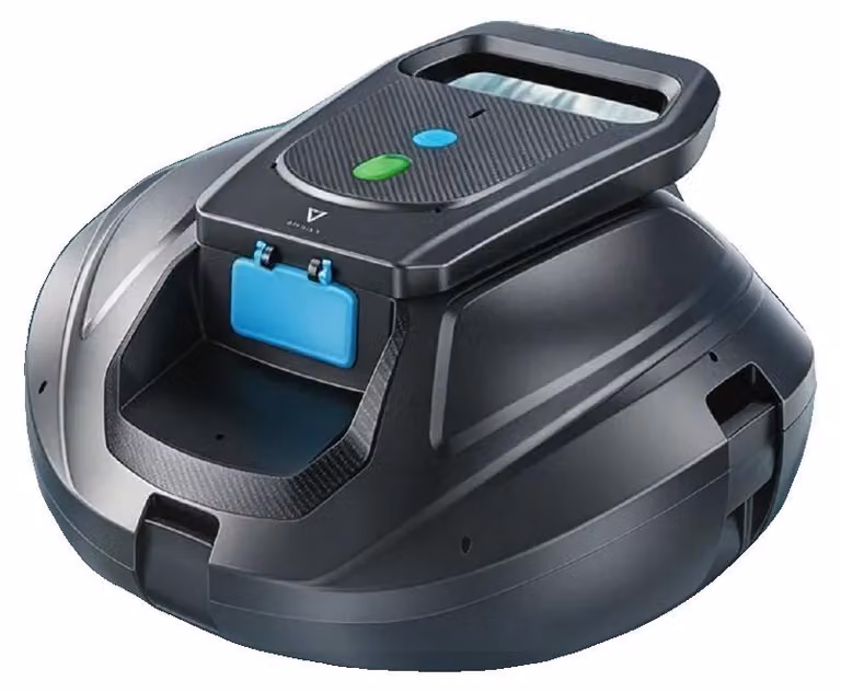 Pulitore per piscine, con doppio motore, autonomia di 130 minuti, colore nero