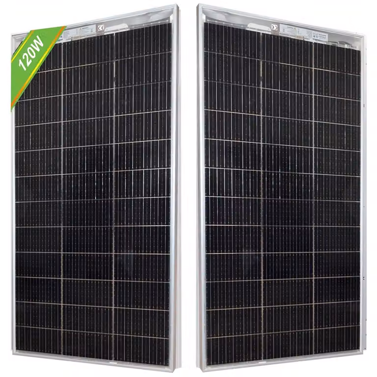 Pannello solare da 120W - Pannello solare - Pannello fotovoltaico - Pannello solare rigido - Pannello solare trasparente