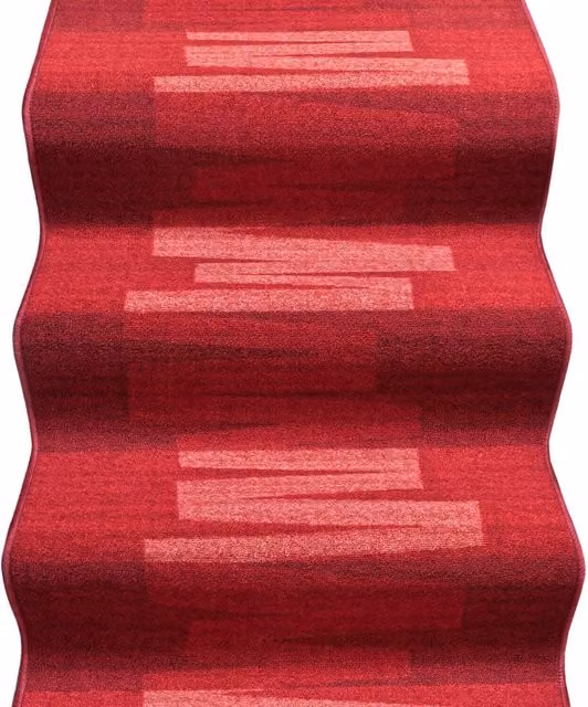 Passatoia EMMEVI Rossa per Ingresso, Corridoio o Cucina, Lavabile e Antiscivolo, L/P/H: 67 x 850 cm – 1