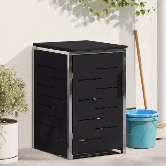 Stoccaggio contenitore a ruote for 1 Bin 240L Nero 42028994