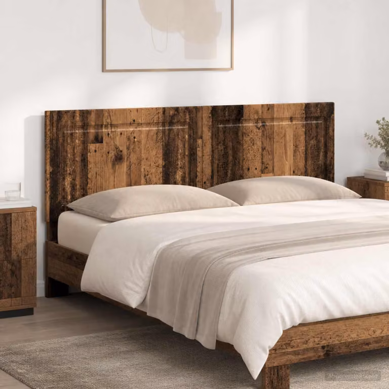 Testiera da muro vidaXL UTRECHT in legno ingegnerizzato, colore marrone, L: 180,5 cm, H: 50 cm, P: 3 cm