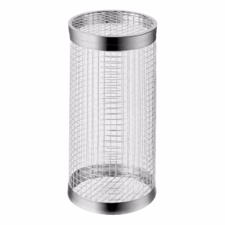 480g Cestello per grigliare a rete in acciaio inox per pesce, verdure, accessori per barbecue - ROLOGRILL