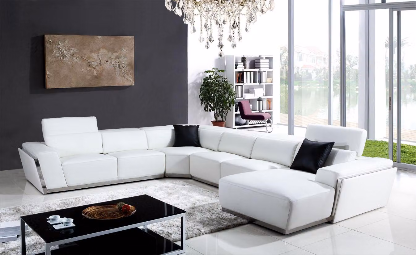 Multifunktions Relax Ecksofa Ledersofa Sofa Couch Polster Eck Sitz Garnitur