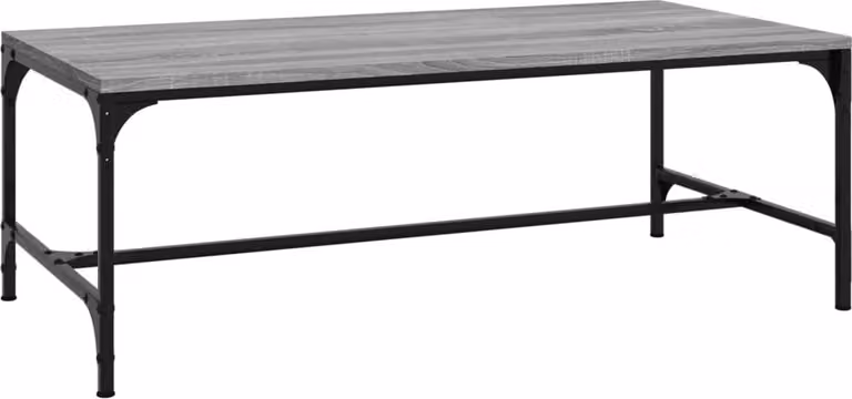 Tavolino da Salotto Grigio Sonoma 100x50x35cm Legno Multistrato