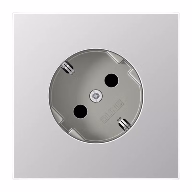 Jung AL2520-45 Presa SCHUKO® a 45°, 16 A 250 V ~ Alluminio