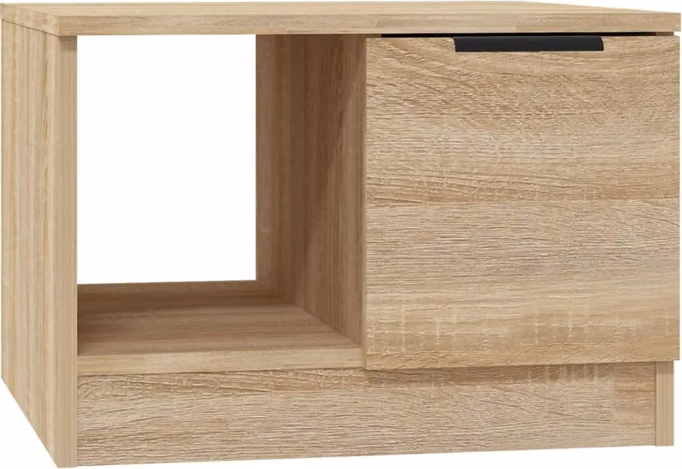 Tavolino da Salotto Rovere Sonoma 50x50x36 cm Legno Multistrato