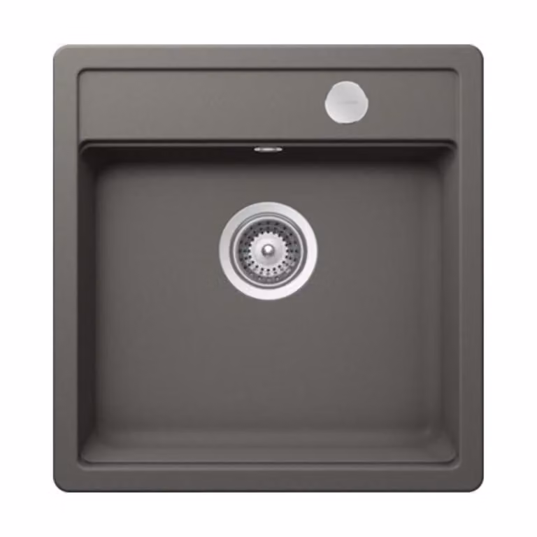 Lavabo da incasso Schock Cristadur Mono N-100 S FB da incasso Silverstone SIL