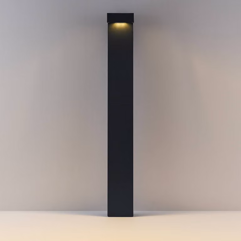 Molto Luce Lampione a LED ATO, altezza 85 cm, accensione/spegnimento, antracite, IP65, ATO, Nero, Alluminio, Moderno