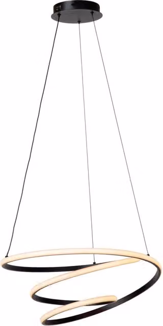 Lampada sospesa ESPIRAL LED nera spirale Lucide