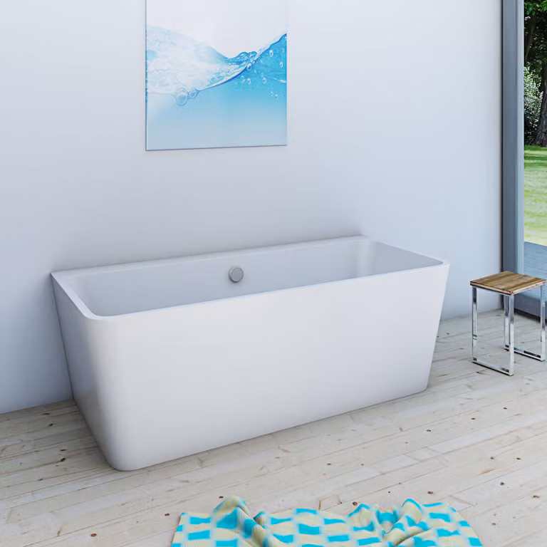 vasca da bagno freestanding Vasca da bagno in acrilico F05 170x80cm senza rubinetto