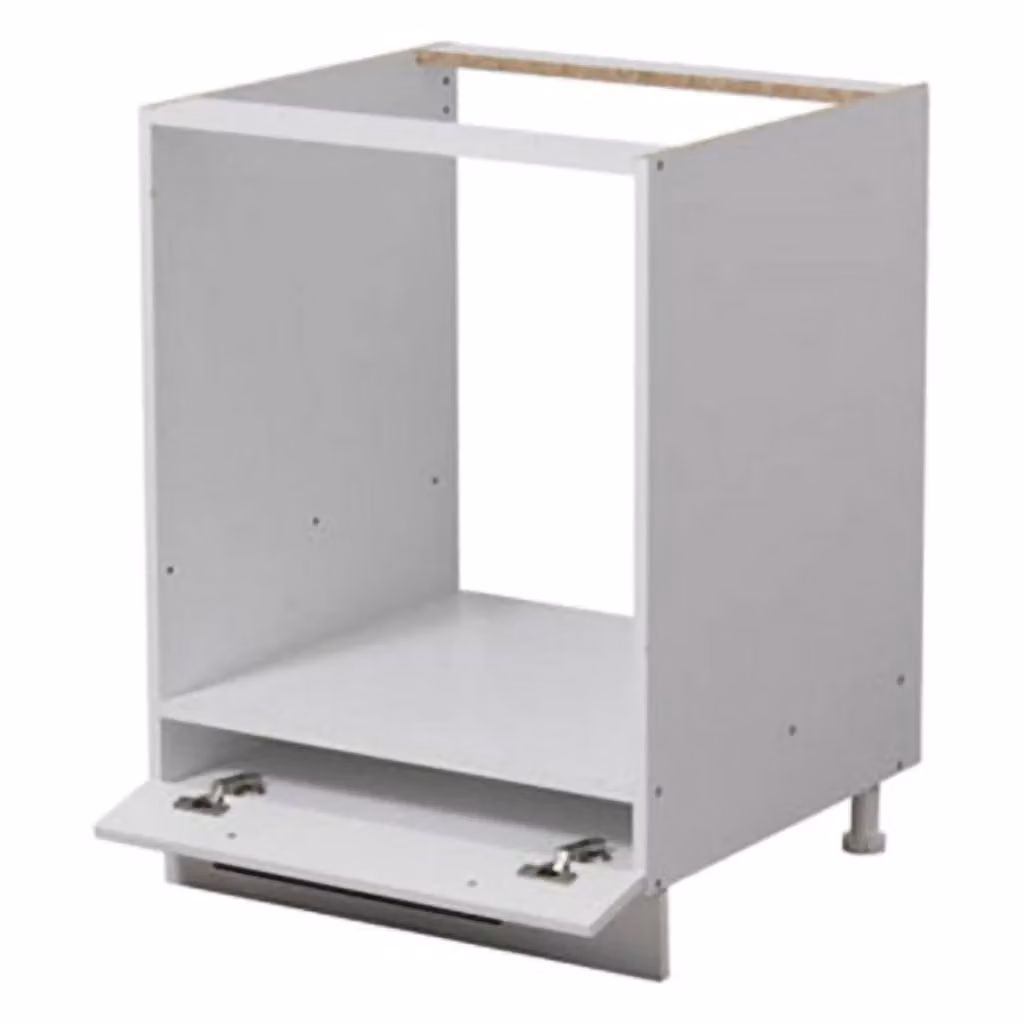 Mobile da cucina DMORA Palmiano bianco con vano per elettrodomestici e ante scorrevoli L: 60 cm, P: 55 cm, H: 82 cm