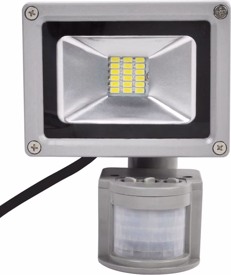 Greenmigo 20W SMD Proiettore con sensore di movimento Faretto Bianco freddo IP65 Impermeabile Lampada a LED Applique da parete Luce di fondo Illuminazione diffusa Lampada da giardino a LED Faretto da esterno