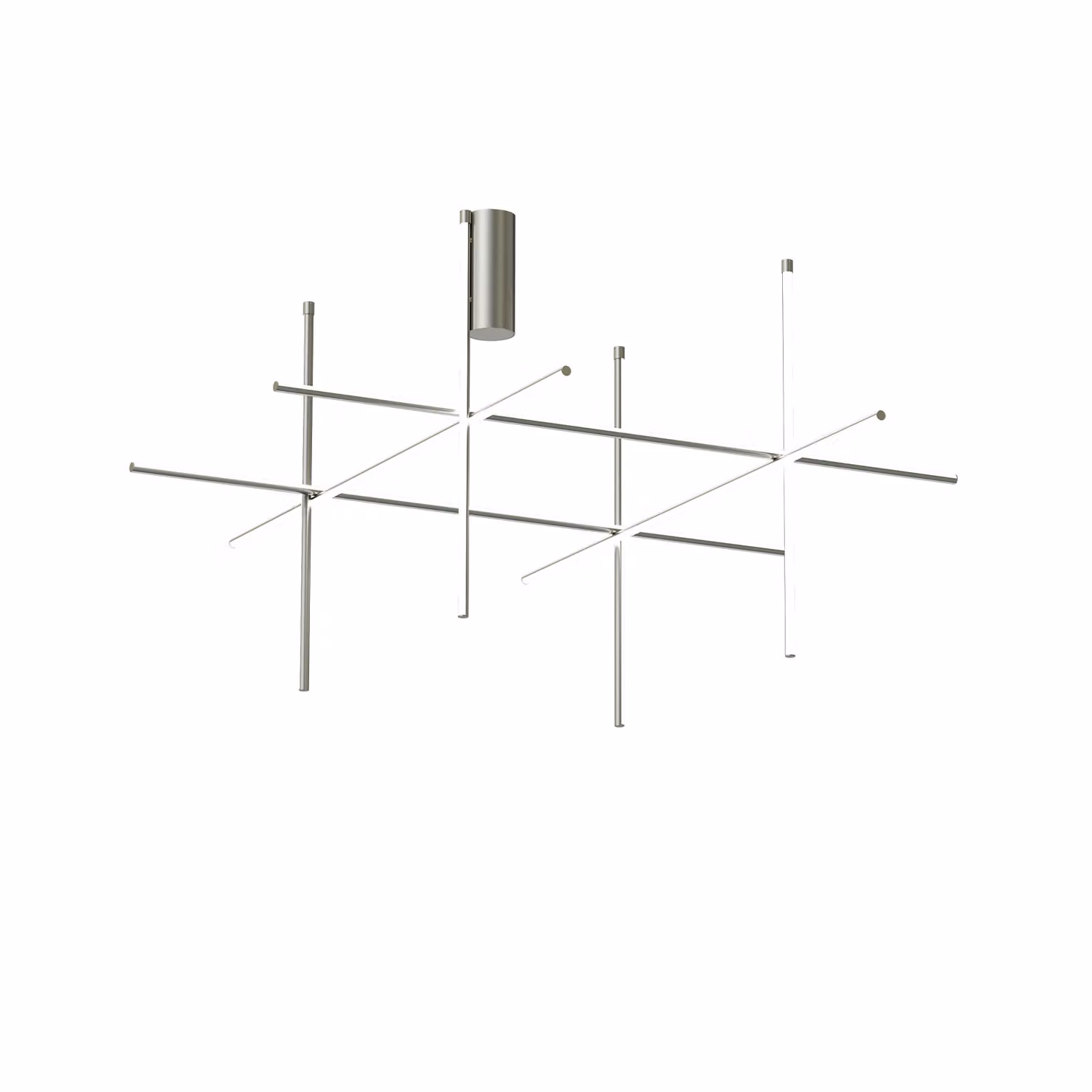 Flos - Coordinates Ceiling 4 - Lampada da parete o soffitto - Argento