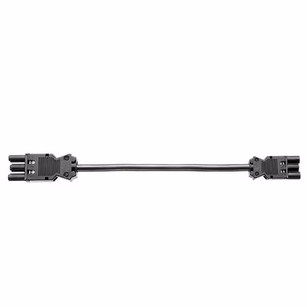 Bachmann - Spannungsversorgungs-Verlängerungskabel - GST18i3 (W) zu GST15i3 (M) - 3 m - Schwarz