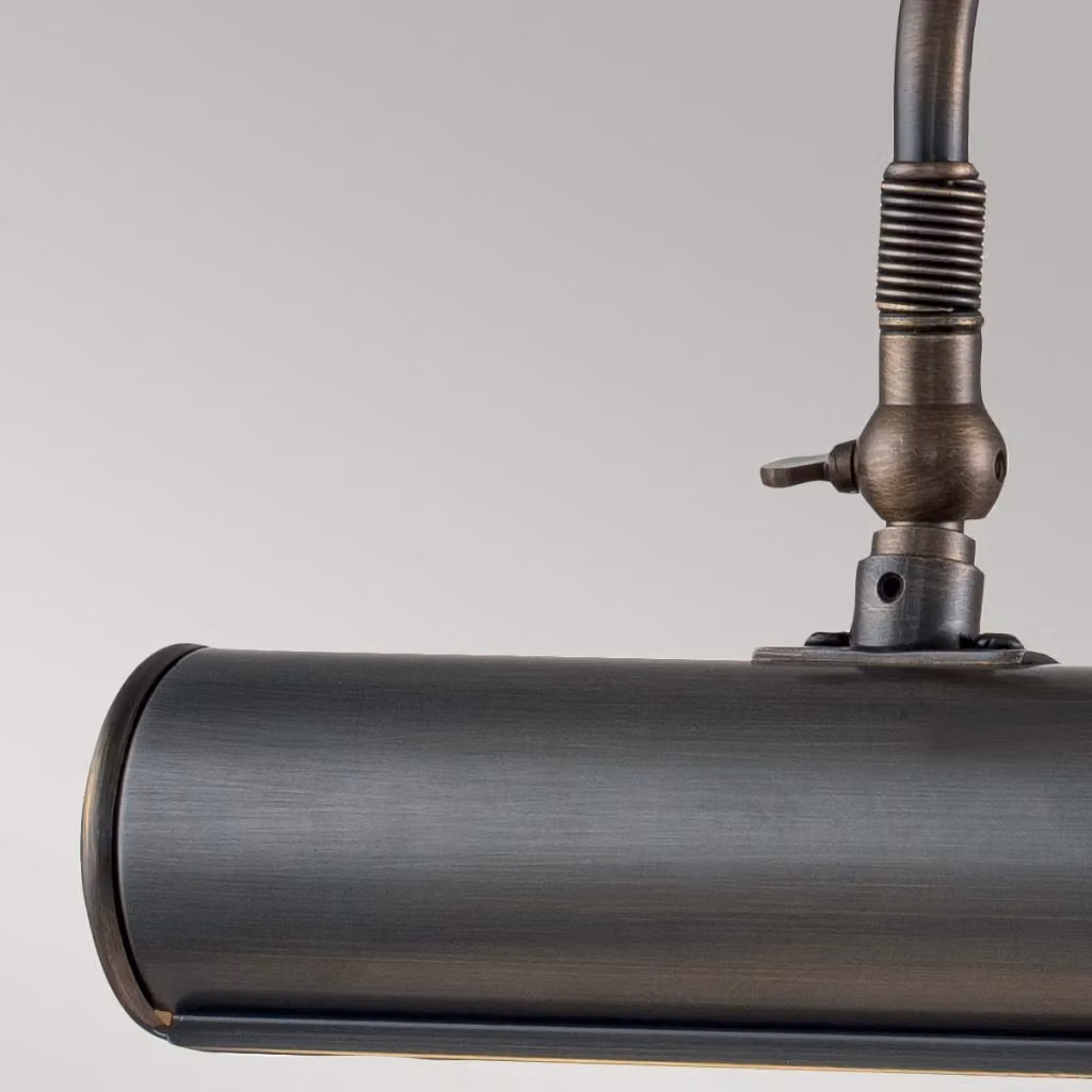 Applique quadro Elstead Picture Light in metallo bronzo scuro con attacco E14 – 2