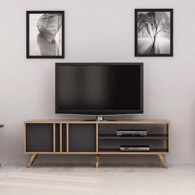 Porta Tv Rilla 150 noce antracite