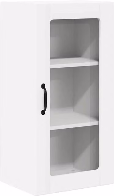 Armadio da cucina moderno a parete 40 x 31 x 80 cm pratico stoccaggio design in legno ingegnerizzato bianco 02_0054329
