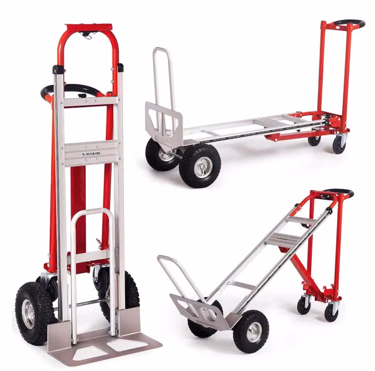 Carrello robusto - Carrello da trasporto - Carrello manuale - Carrello pieghevole 3-in-1