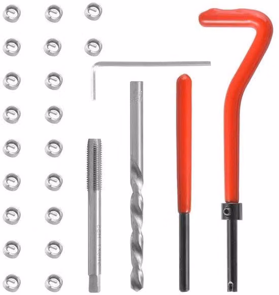 Set di riparazione auto M6 x 1,0 - Set di viti da 25 pezzi