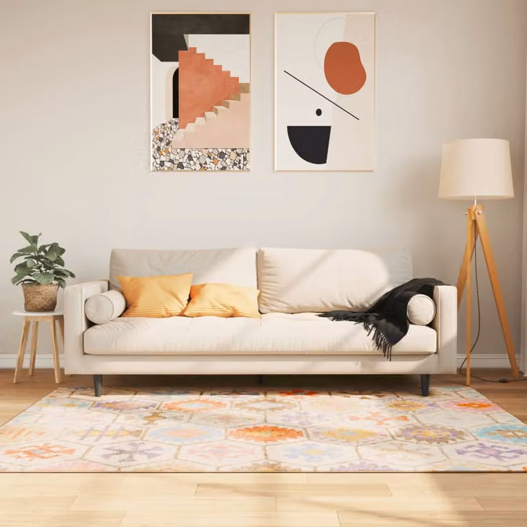 Tappeto lavabile moderno patchwork multicolore vidaXL L: 160 cm, P: 230 cm