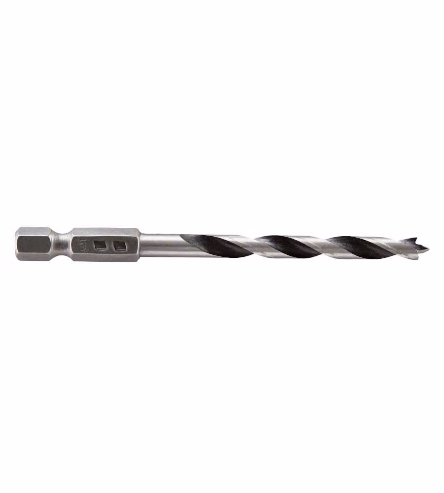Punta per legno CV esag. Diam. 5mm.
