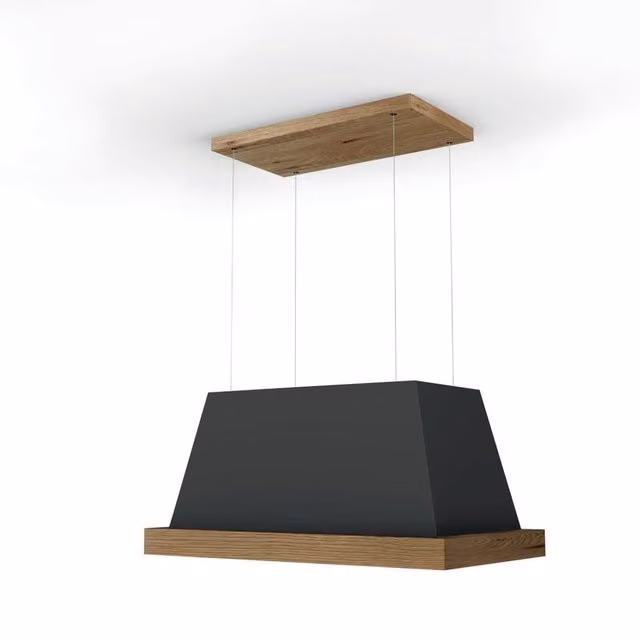 Cappa ad isola Faber Thea EV8 DG A80 nero con display LED