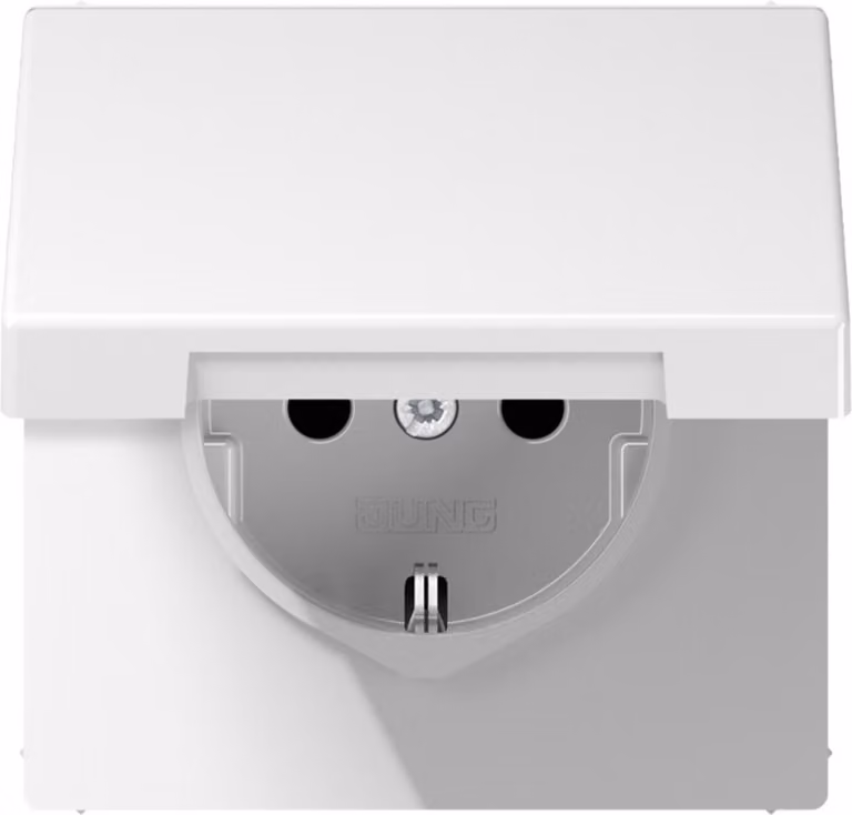 Presa Jung SCHUKO 16A 250V con protezione contatti LS 1520 KIKL WW
