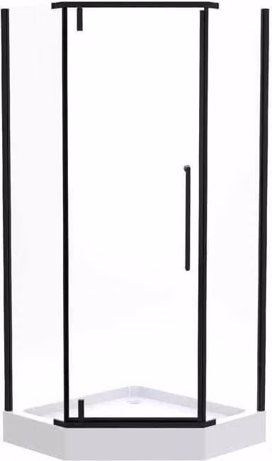 Cabina doccia angolare pentagonale 90x90x205cm