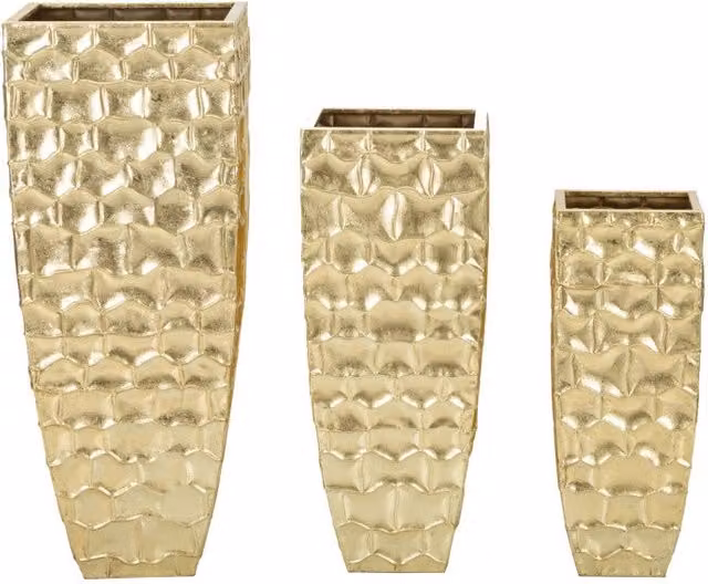 Porta Vasi Glody Tris cm 38x38x94-30,5x30,5x76-23x23x63