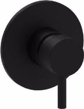 Paffoni Light - Miscelatore da incasso con corpo, nero opaco LIG010NO