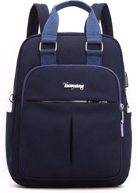 Borsa da Laptop Rucksacco per Studenti con USB per Viaggi Trolley per Scuola per Ragazze e Ragazzi con Zaino per Giorno per Università e Ufficio