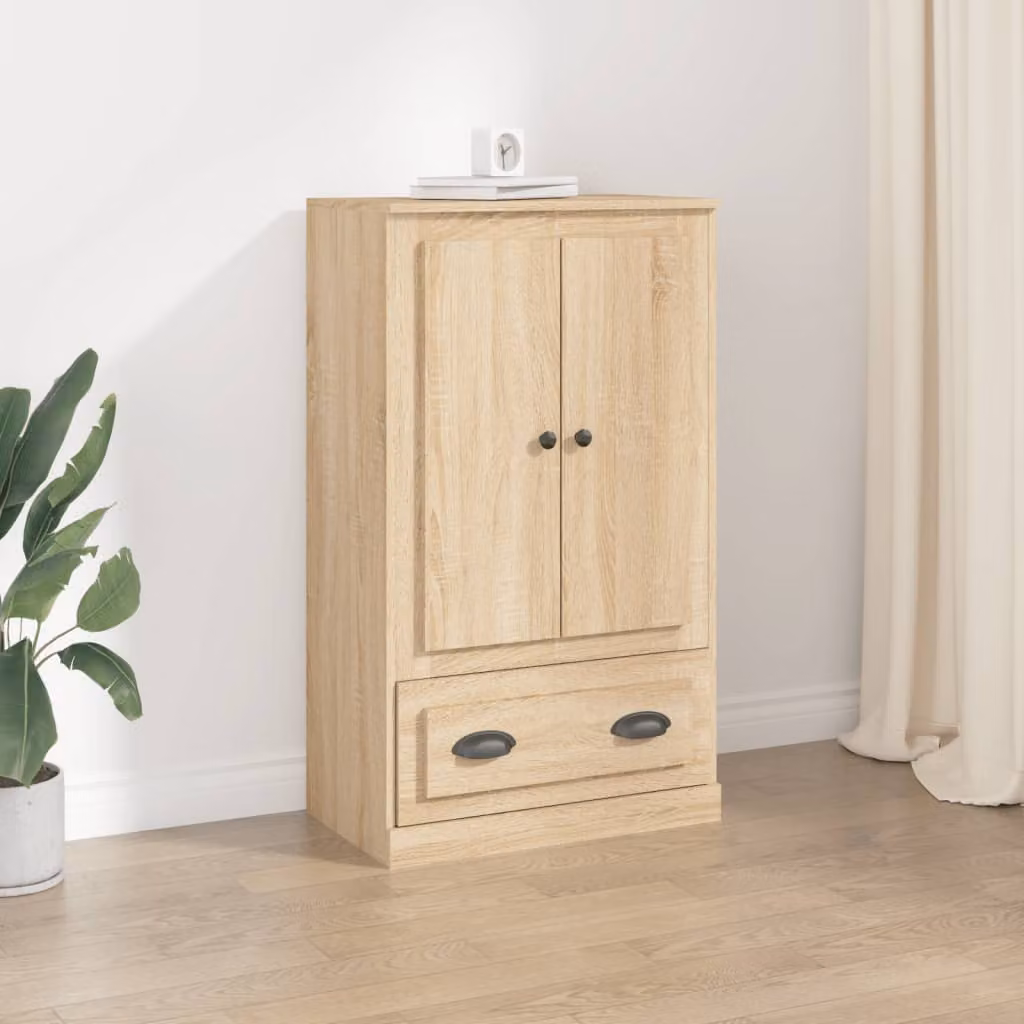 Credenza vidaXL in Legno Multistrato Rovere Sonoma, L 60 cm x P 35,5 cm x H 103,5 cm
