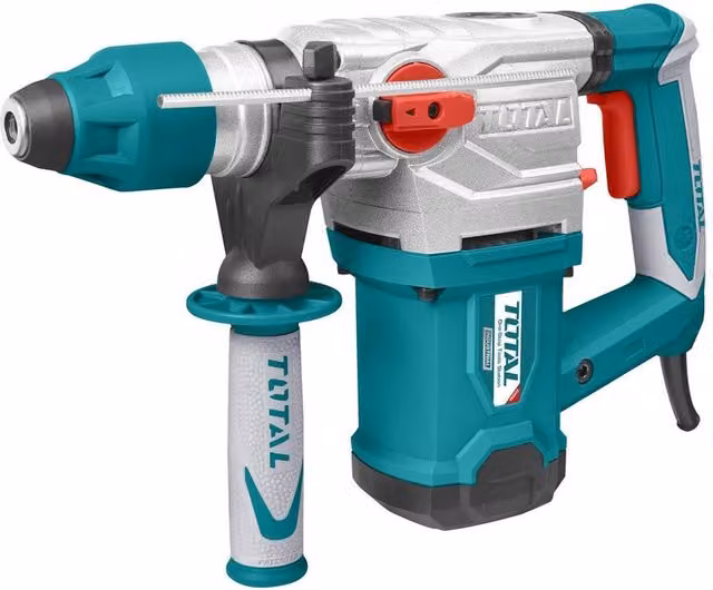 Martello tassellatore e scalpellatore SDS-Plus Total TH115326 da 1500W, colore turchese