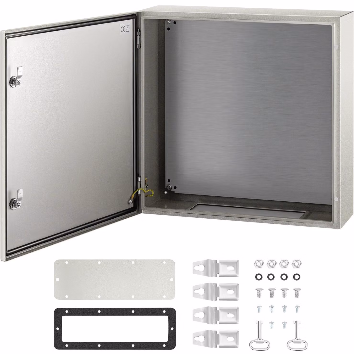 Armadio elettrico in acciaio - Mobile a parete - Scatola di derivazione - Quadro elettrico - Contenitore esterno - Grado di protezione IP66 (resistente all'acqua)
