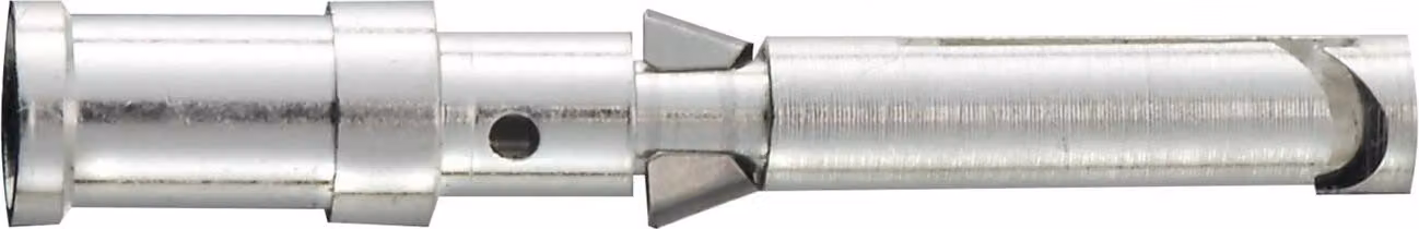 HARTING D-Goldtec Contatto a crimpare Perno di contatto (M) 0,14 mm² - 0,37 mm² AWG26 - AWG22 oro, 1 pezzo Materiale Lega di rame