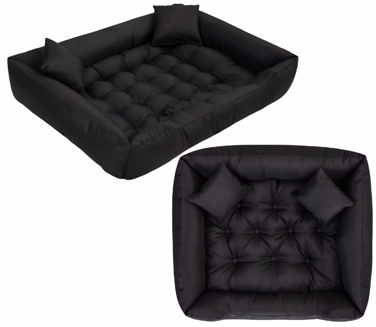 Letto per cani ECCO 115x95 cm impermeabile nero