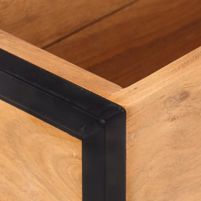 vidaXL Fioriera 60x20x68 cm in legno massiccio di acacia